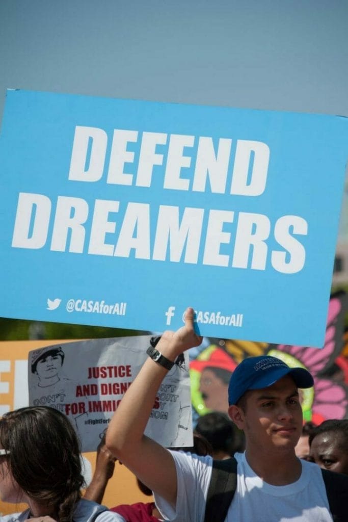Protesta de Dreamers DACA