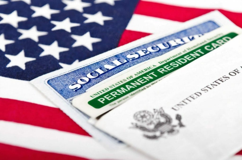 permanent resident card in the USA
